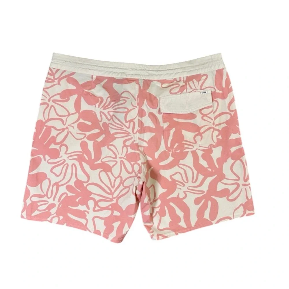 ONeill OOriginals Mens Pink Floral Board Shorts Swim Trunks Size 38